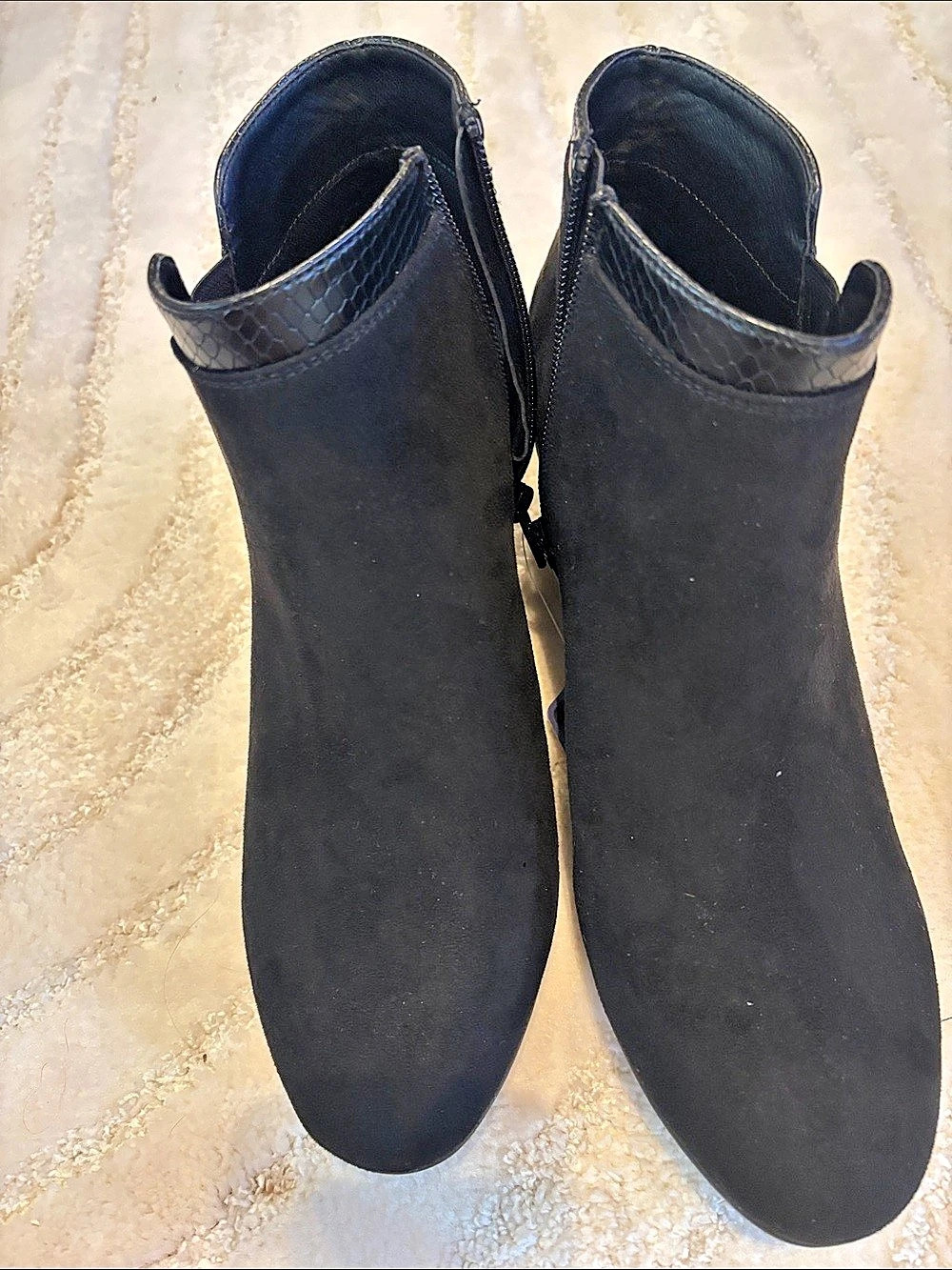 Croft & Barrow Ortholite wedge booties Black Wedge Booties NWT